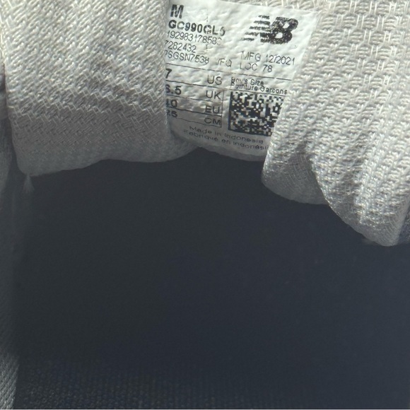 New Balance 990v5 Made In USA Castlerock Gray Sneakers Women’s Size 8.5 Dad Shoe - Picture 8 of 9